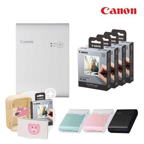 셀피 스퀘어 SELPHY SQUARE QX10 80매패키지 포토프린터 핸드폰 사진인화