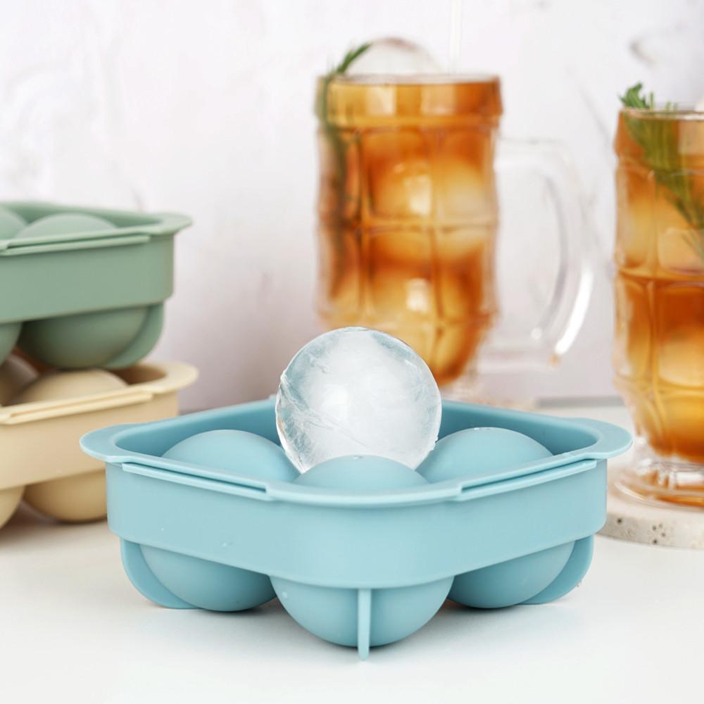 실리콘 하이볼 왕 얼음틀 동그란 아이스볼 위스키 큰 얼음트레이 1개