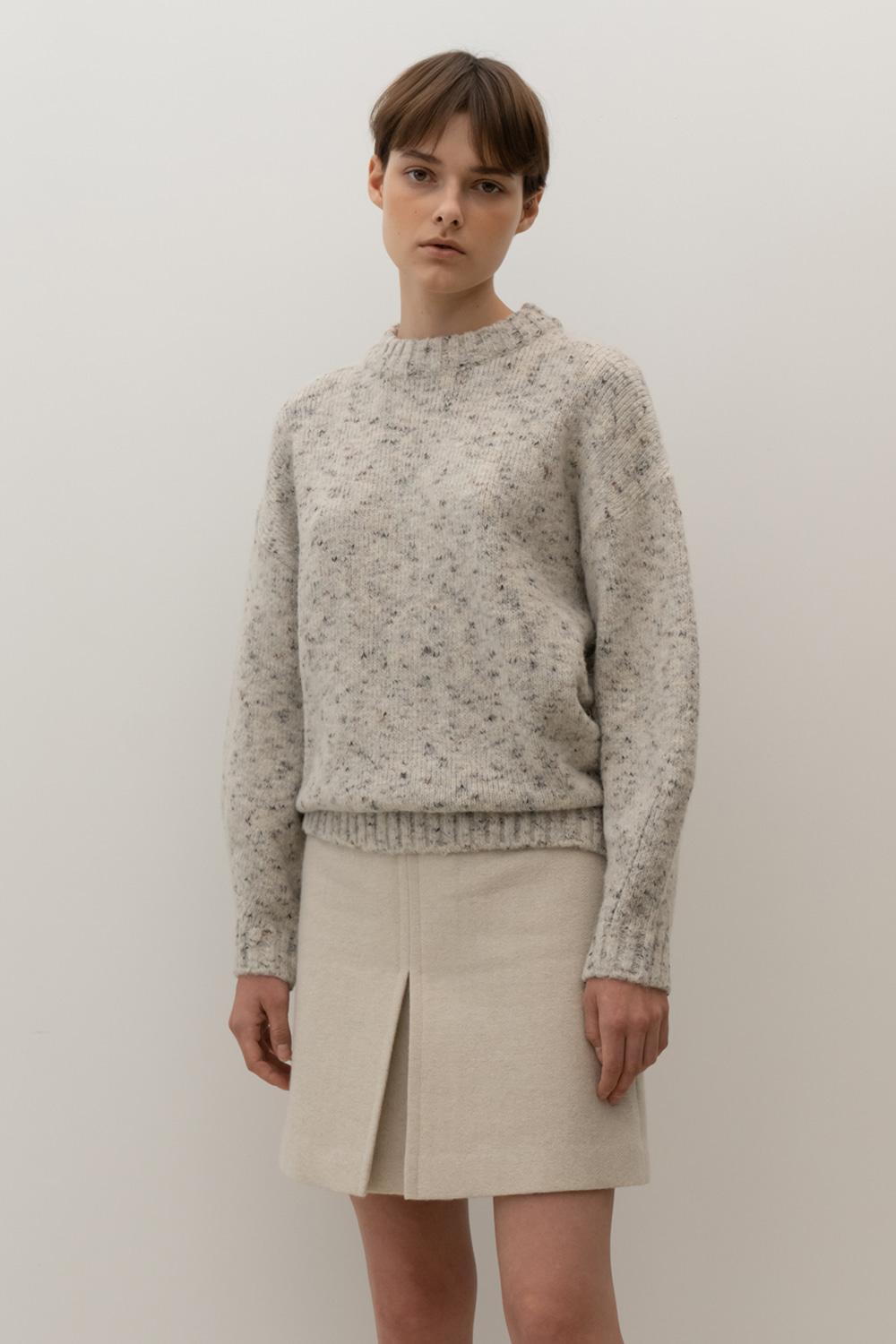 Balloon Sleeved Knit_Ivory