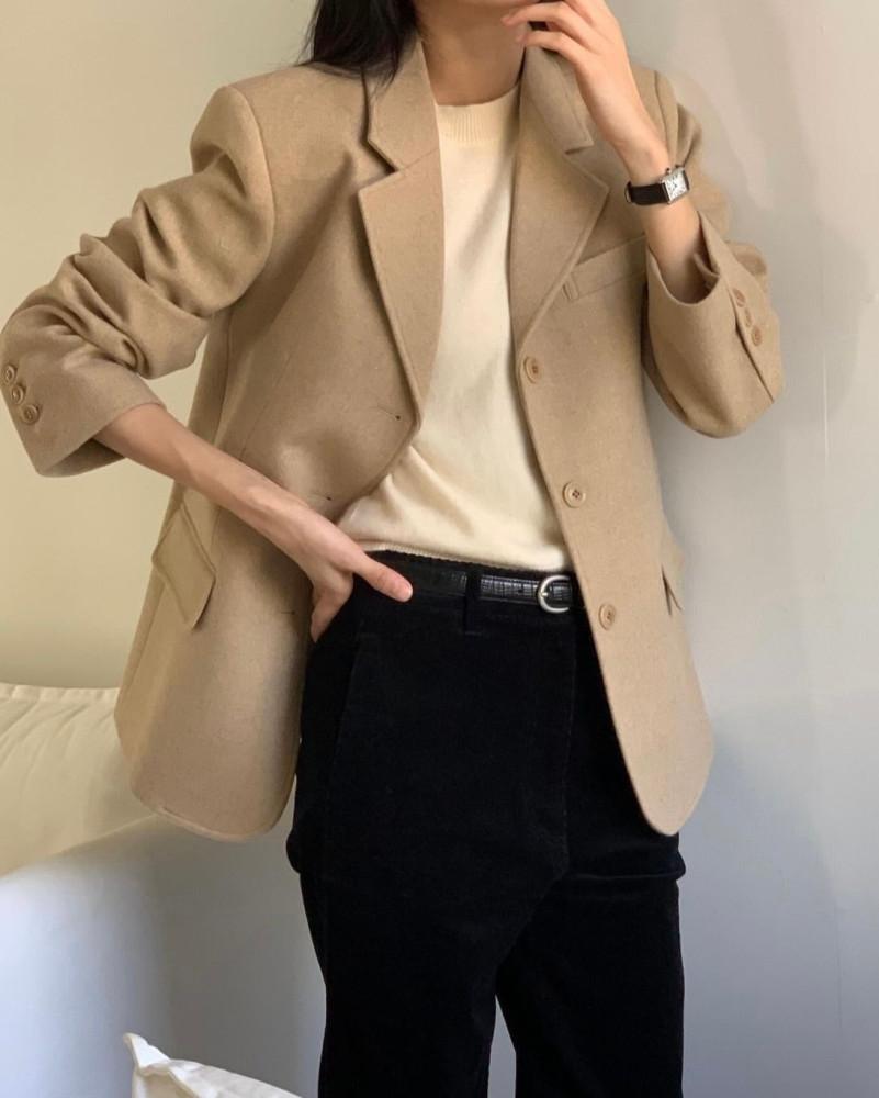 차콜당일 [프롬럭키] bern 베른 디프 울 자켓 /울70 브랜드공정