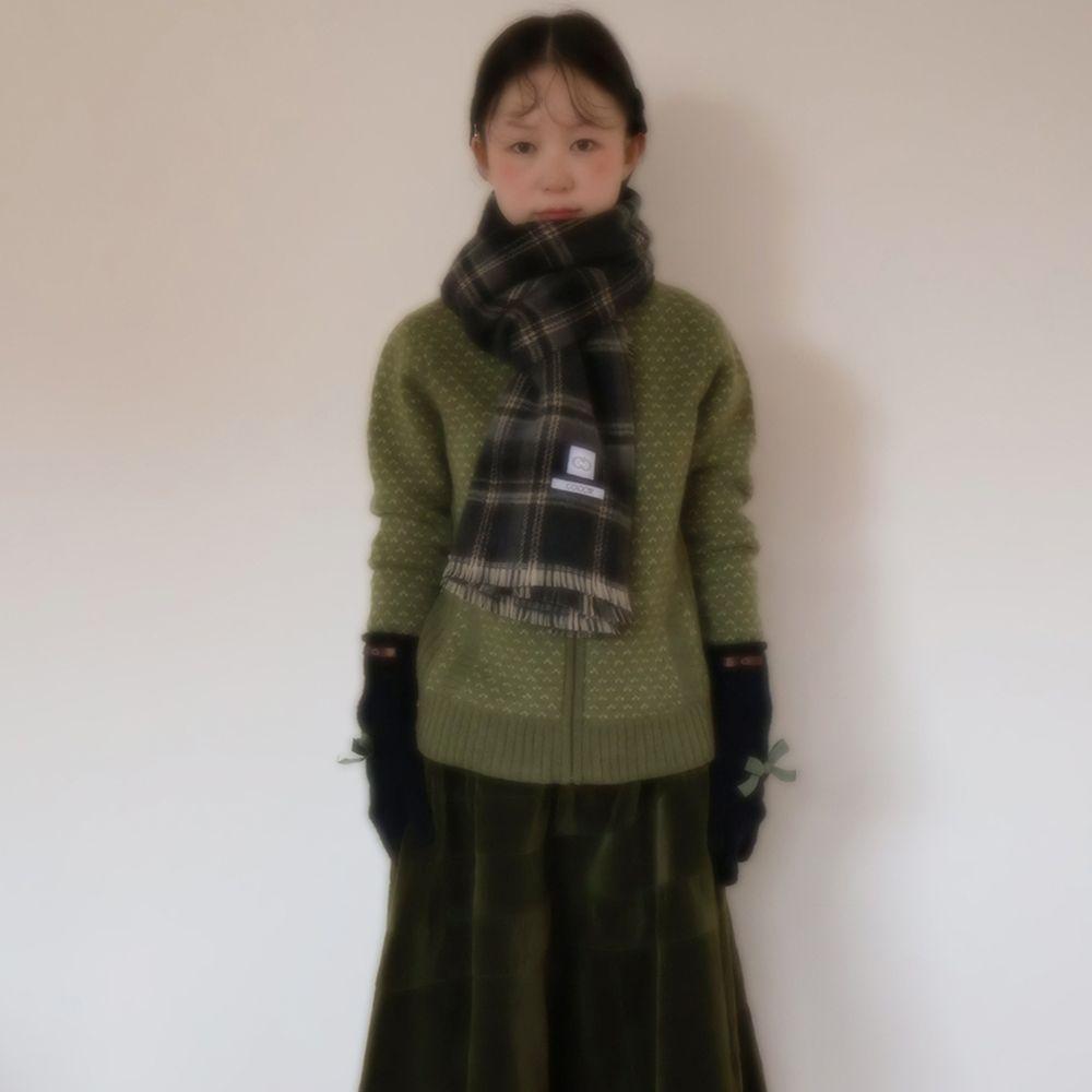 [ 7차 재입고 ] Coco Reversible Muffler Navy