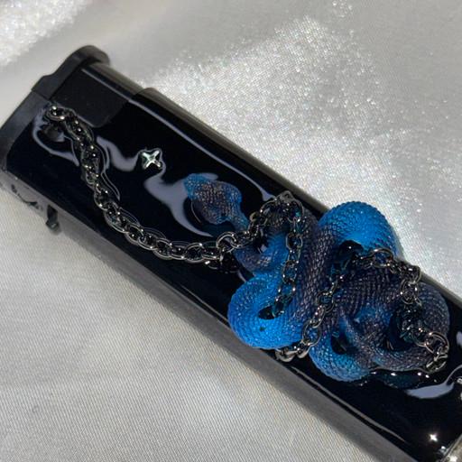 뉴컬러추가! snake chain lighter🖤