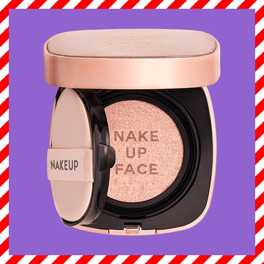 네이크업 사각 원나잇쿠션 본품 승무원팩트 건성 물광 시카 쿠션파데 마스크에안묻는쿠션 14g