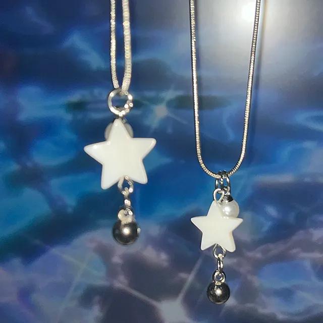 Vanilla Star 바닐라 스타 별 자개 구슬 목걸이
