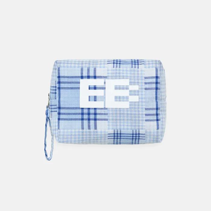 믹스 체크 파우치 (Sky)