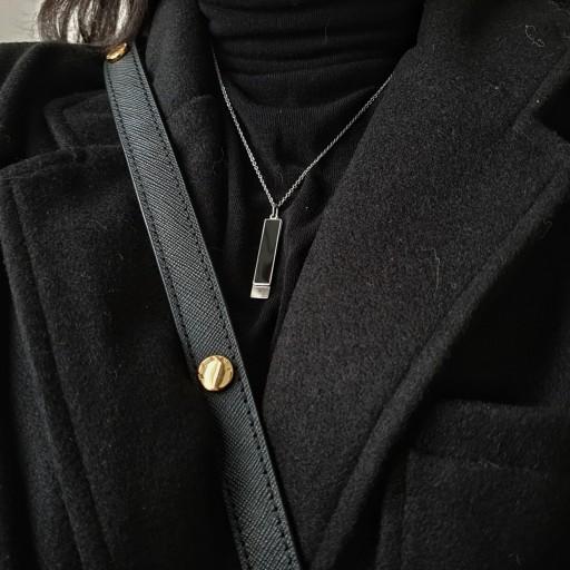 무배▪️생일선물 커플 우정 각인 2가지색상 스퀘어목걸이