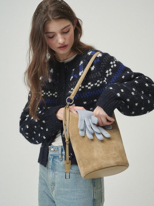 포레나 버킷 숄더 스웨이드 올리브