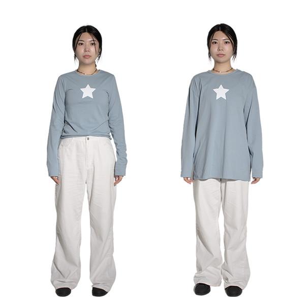 Star long sleeve [SKY BLUE]