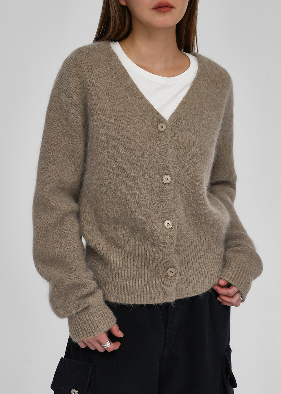 퍼비 앙고라 울 가디건