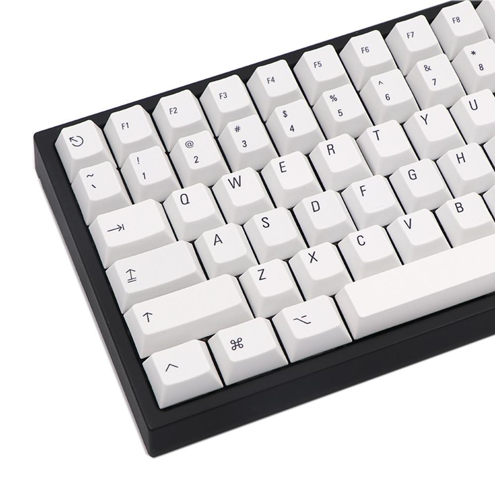 백색 화이트 MAC 용 체리 키캡 애플 맥 영어 PBT 기계식 키보드 command