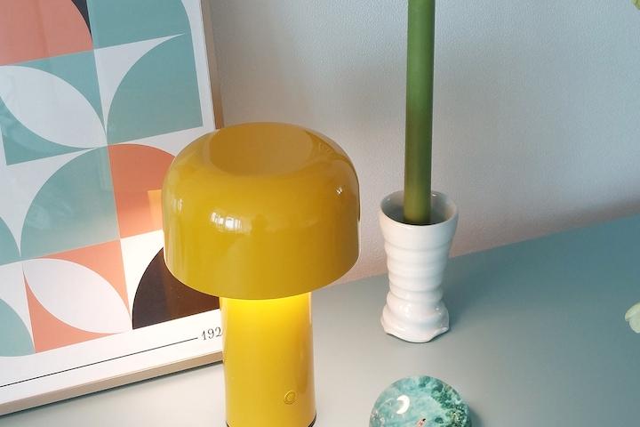 버섯 머쉬룸 침실 아기방 단스탠드 무드등 무선 조명 수면등 미니 램프