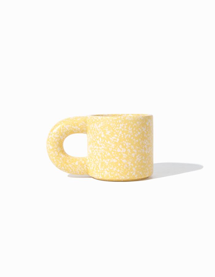 round dotty mug_yellow