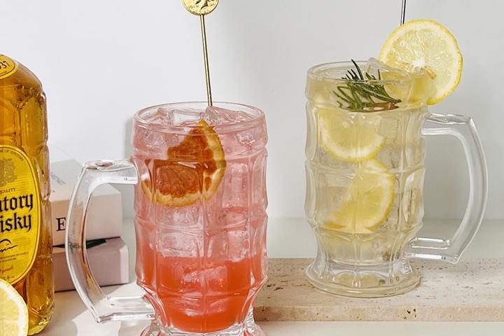 [추가1개무료증정] 2+1 하이볼잔 390ml 맥주잔 에이드잔