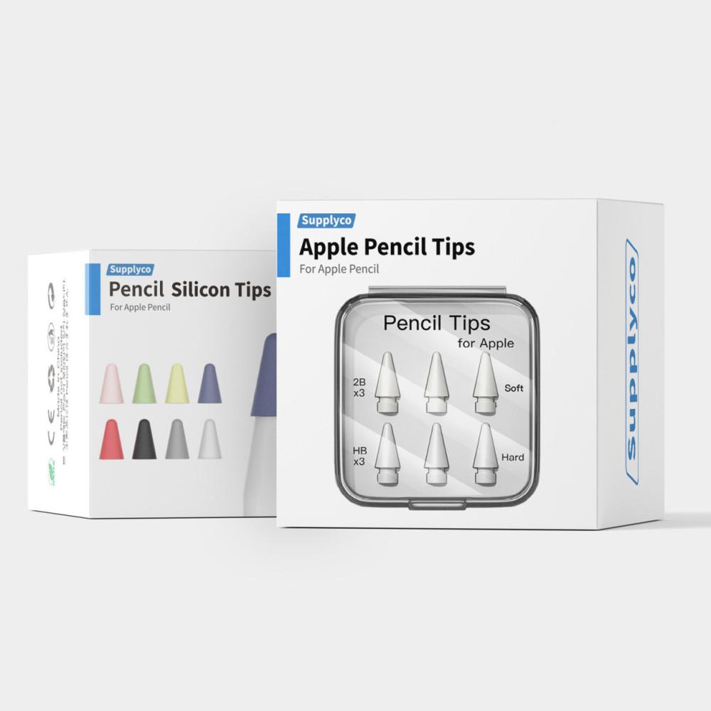 애플펜슬 호환 펜촉, 2Bx3개 + HBx3개