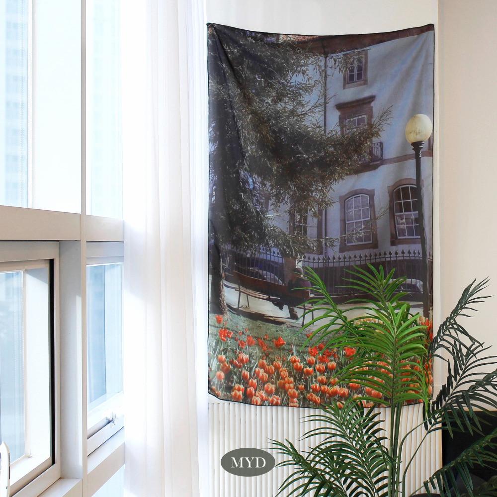 마이데일리룸 대형 쉬폰 패브릭 포스터 윤슬 창문 커튼 인테리어 센스있는 친구 집들이 선물