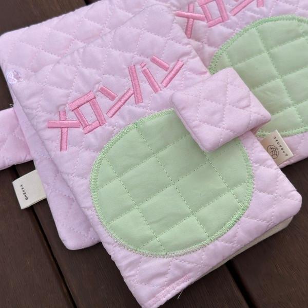 [재고3개] 딸기메론빵 북커버 A6