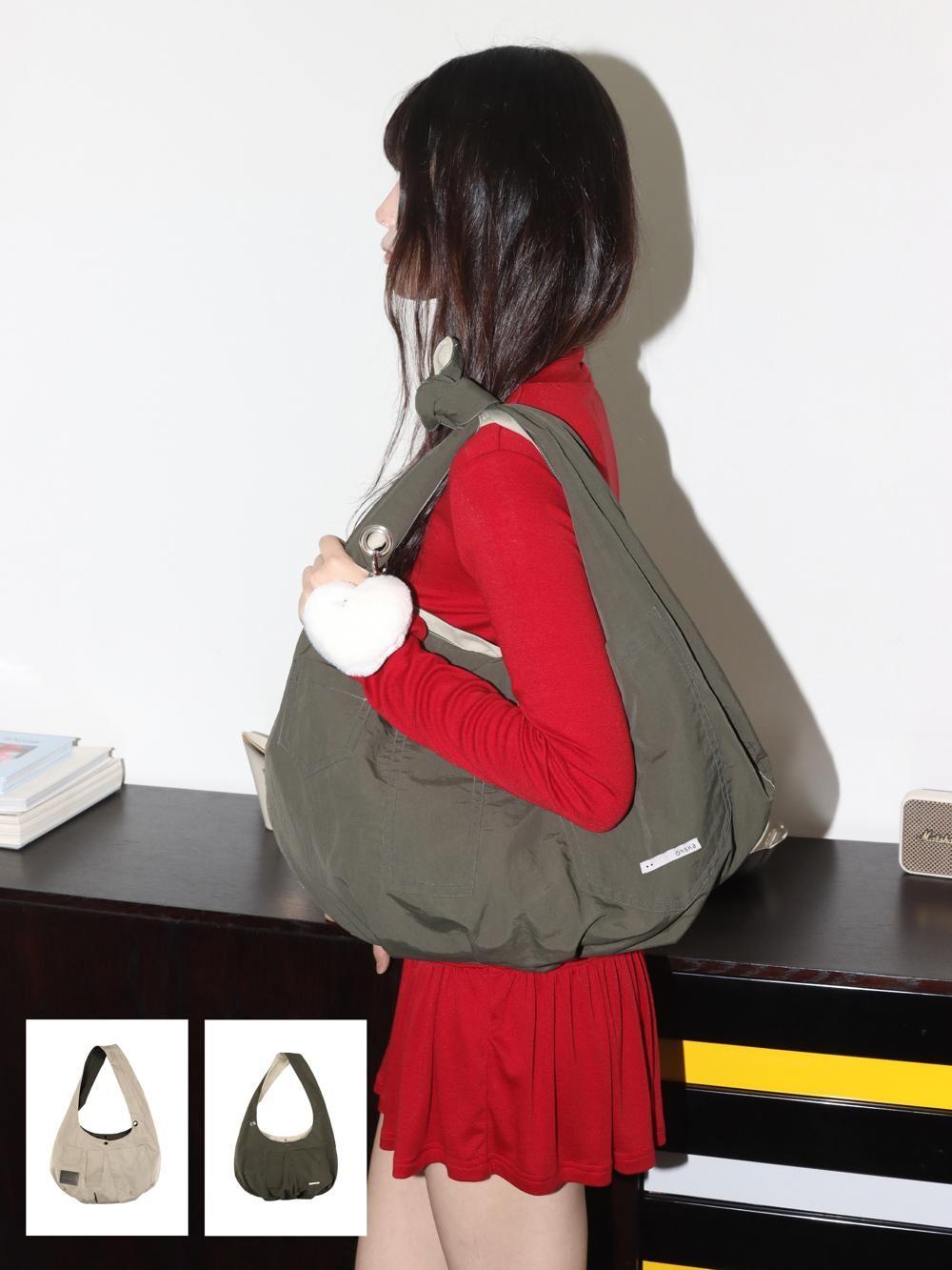 [ONSKA] [4차] REVERSIBLE POCKET BAG (BEIGE & KHAKI)