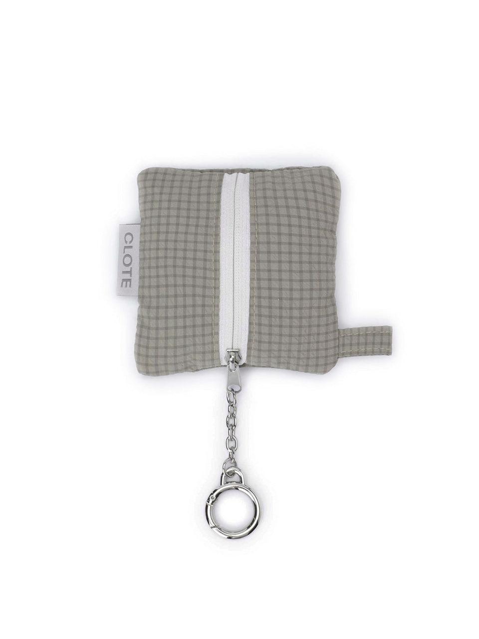 키링 파우치 - 카키