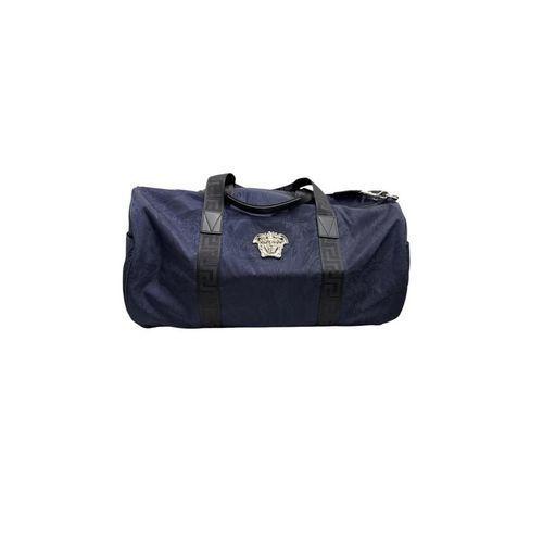 베르사체 실버 메두사 로고 바로크 라지 더플백 NAVY 1015571 1A13304 1U04PN | 머스트잇