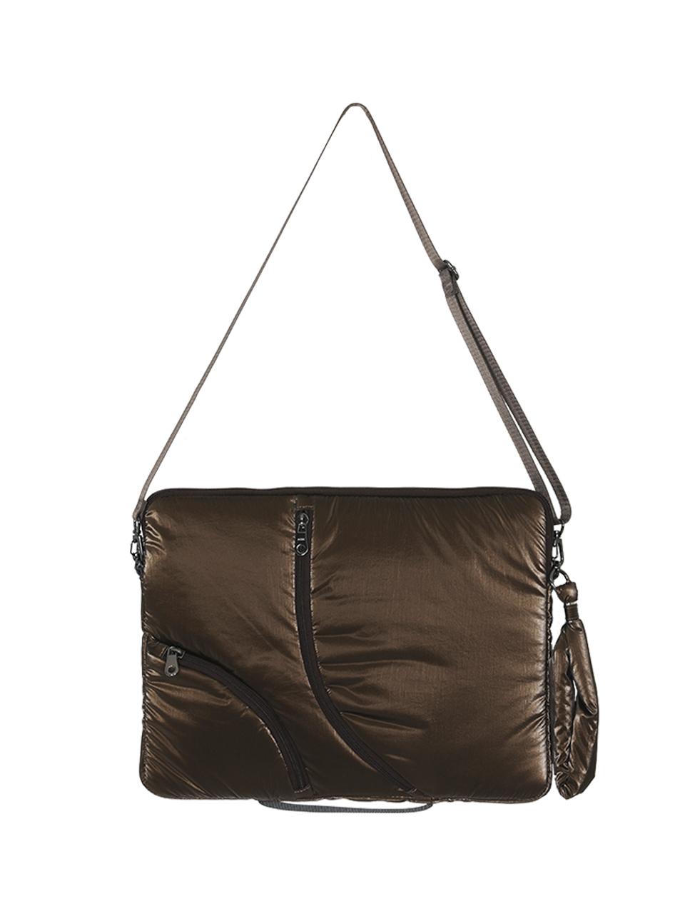Lake 13" Laptop Clutch_Brown