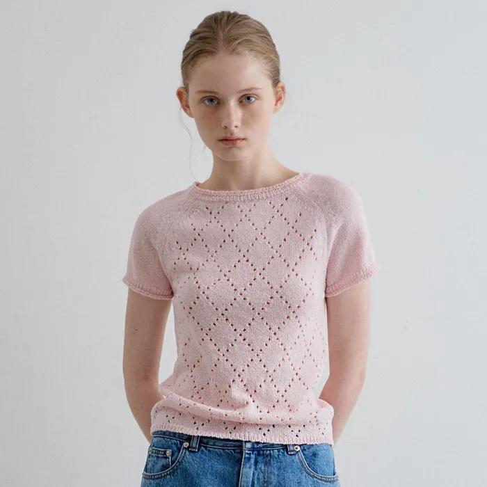 soller skashi half knit_pink