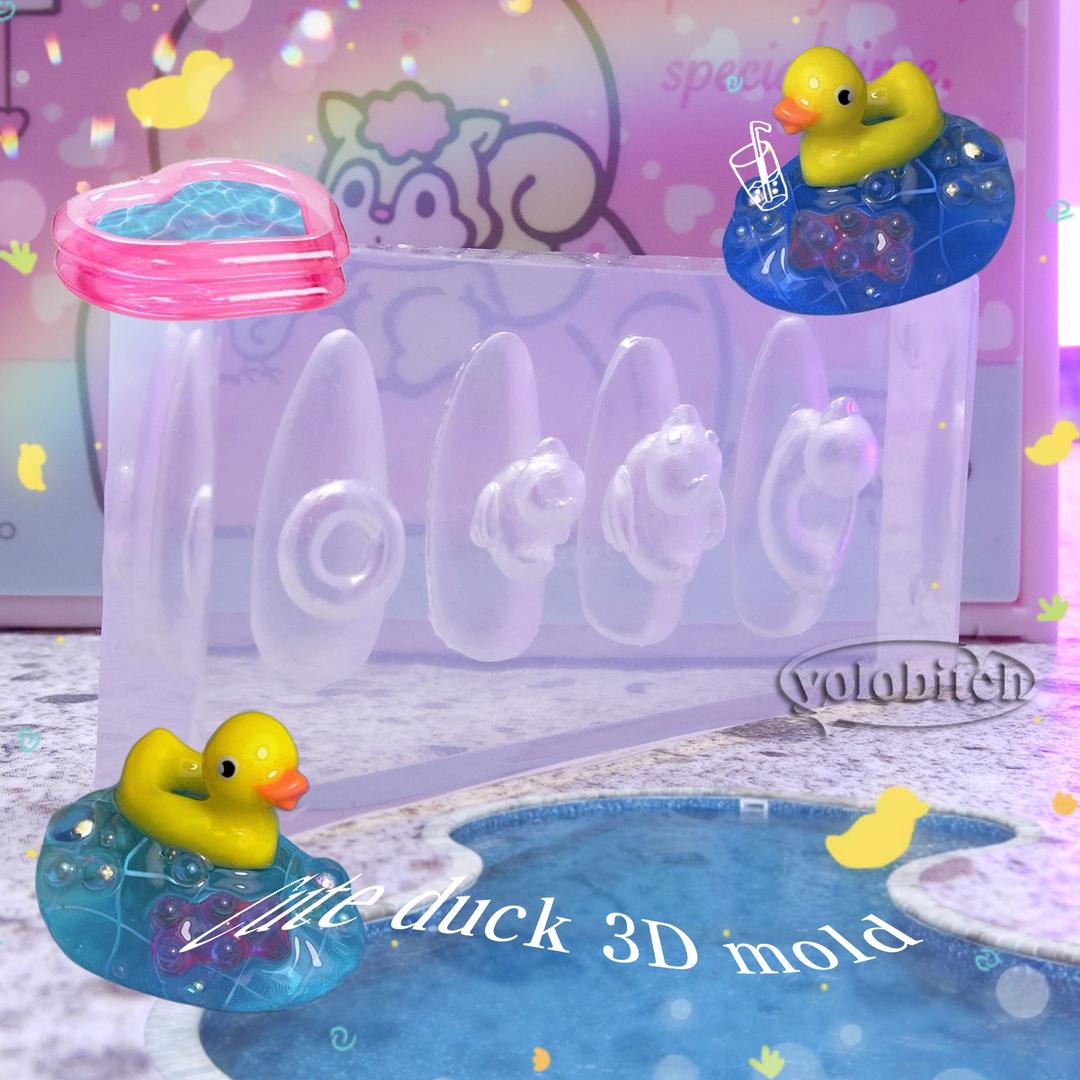 3d Art _ 코카모 오리 소프트 몰드 💛