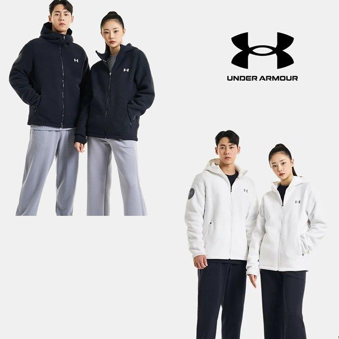 언더아머 남여공용 플리스 후드 집업 APAC 본디드 후리스 1376614