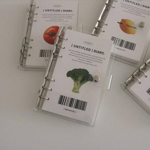 monogram untitled A6 diary