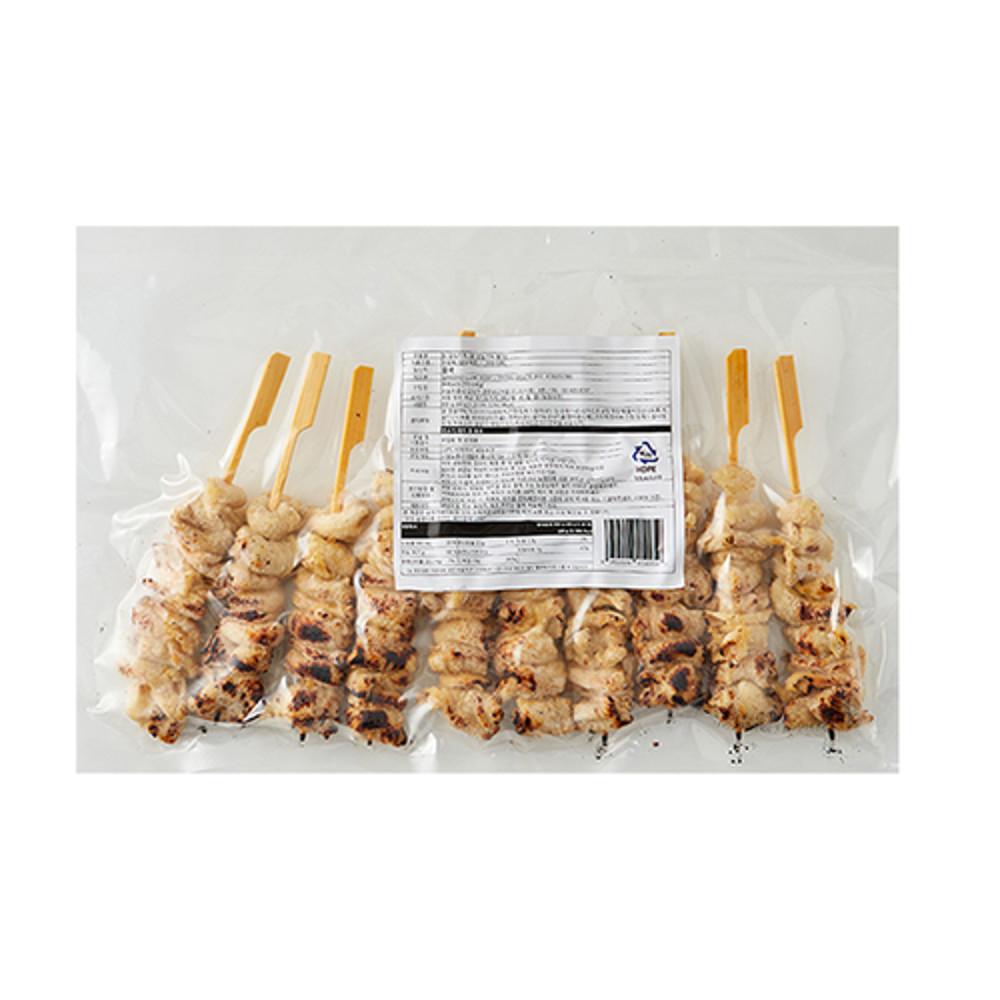 일본식 스키야키 닭껍질꼬치 400g (10개) 이자카야 안주 캠핑음식