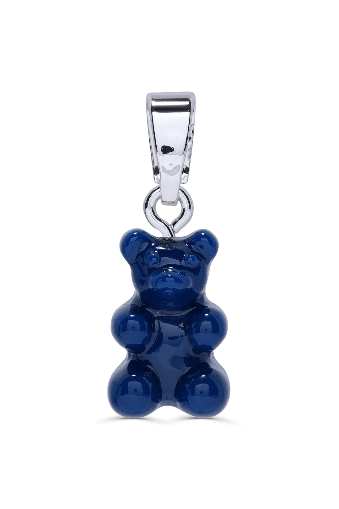 Nostalgia Bear - Classic Connector - Silver plated - Sapphire