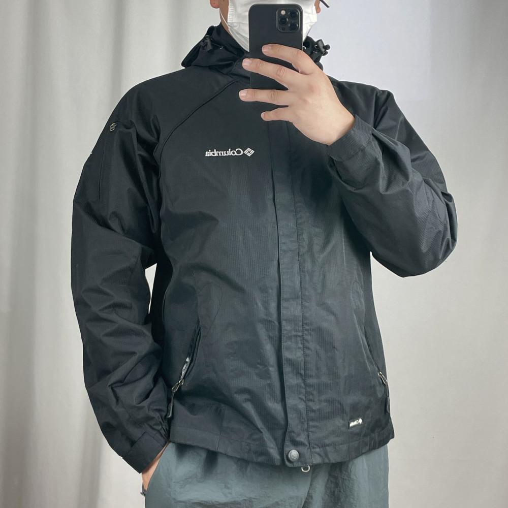 [중고] 컬럼비아 블랙 바람막이 XXL / 빈티지아워 231004