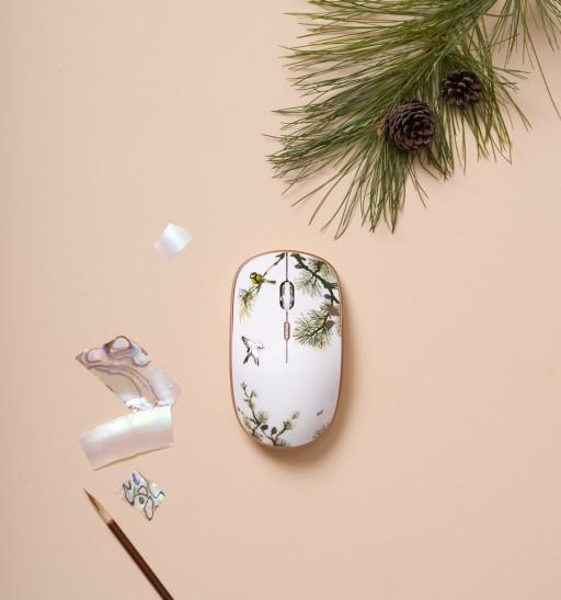 유물시리즈-송하한담 소나무 자개마우스 🌲🌲