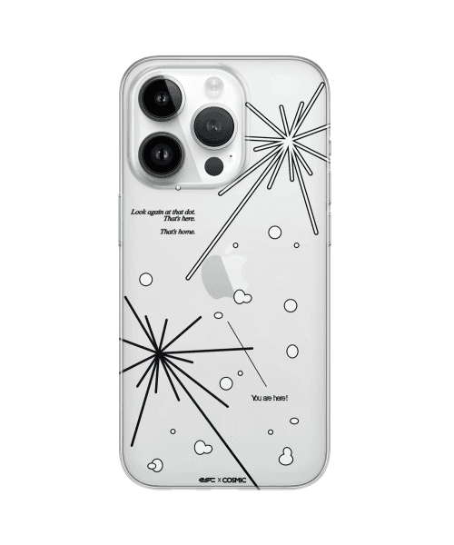 [COSMIC X ESC] Pale blue dot  CLEAR CASE