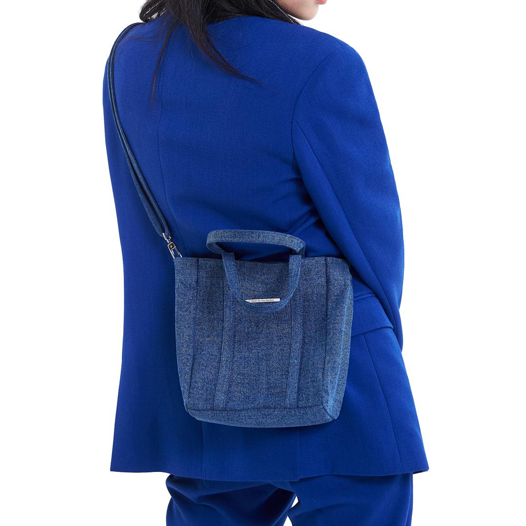 [씨웨어] 데님 토트백 미니