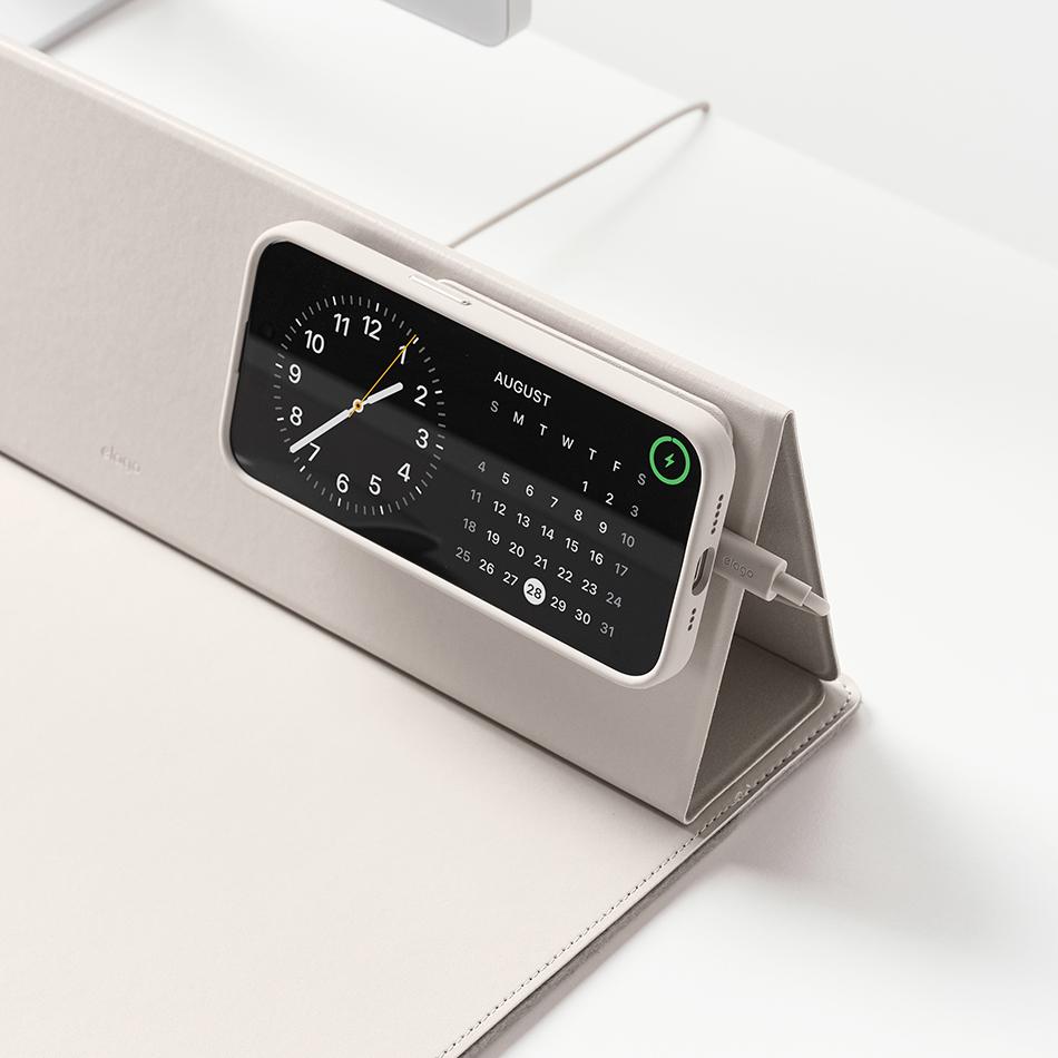 핸드폰 무선충전 패드 + 폴리오 보드 SET