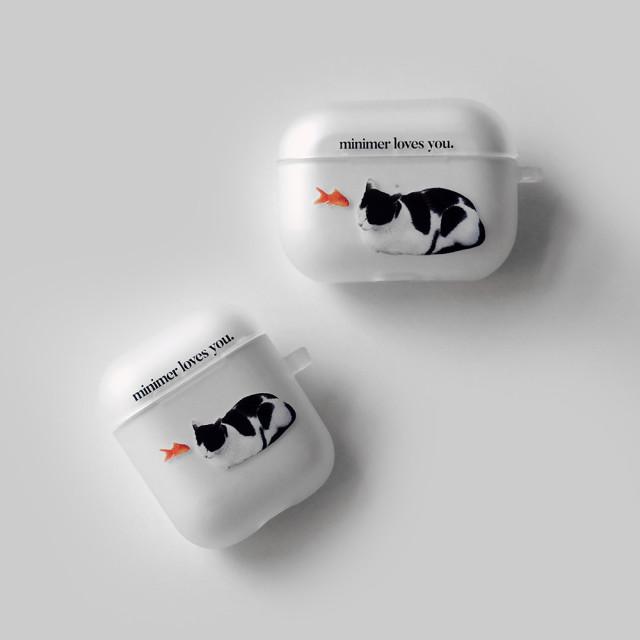 미니메르 고양이와 금붕어 에어팟 케이스