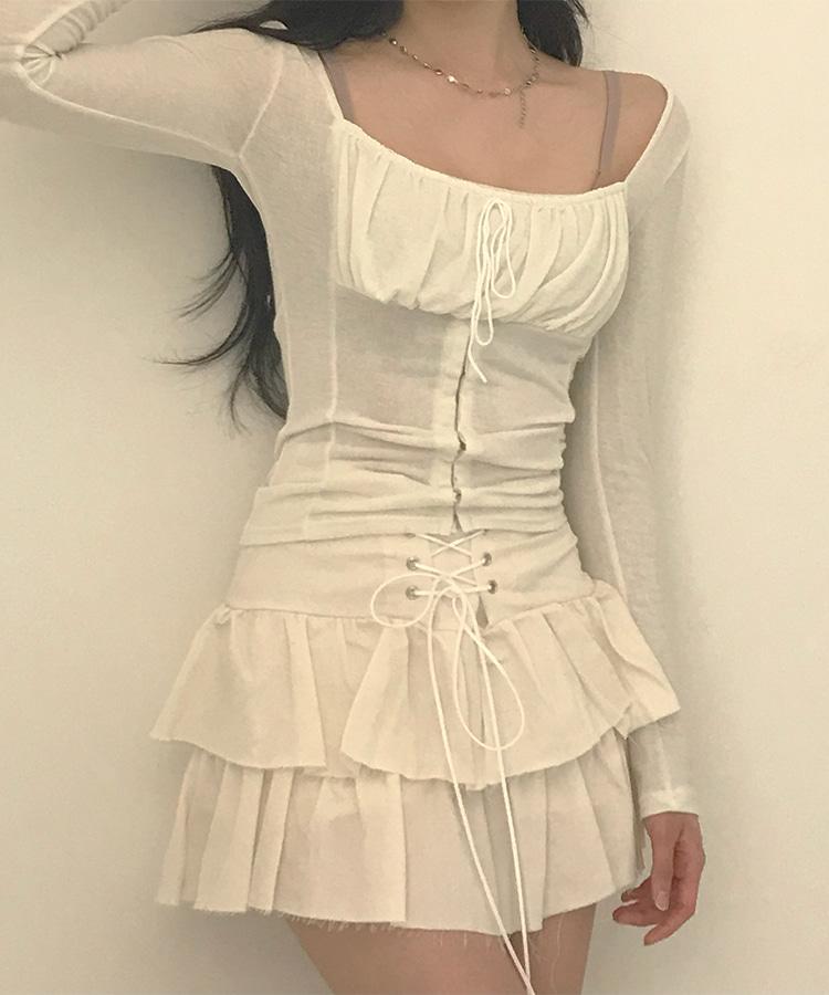 스위티 스트랩 캉캉 스커트