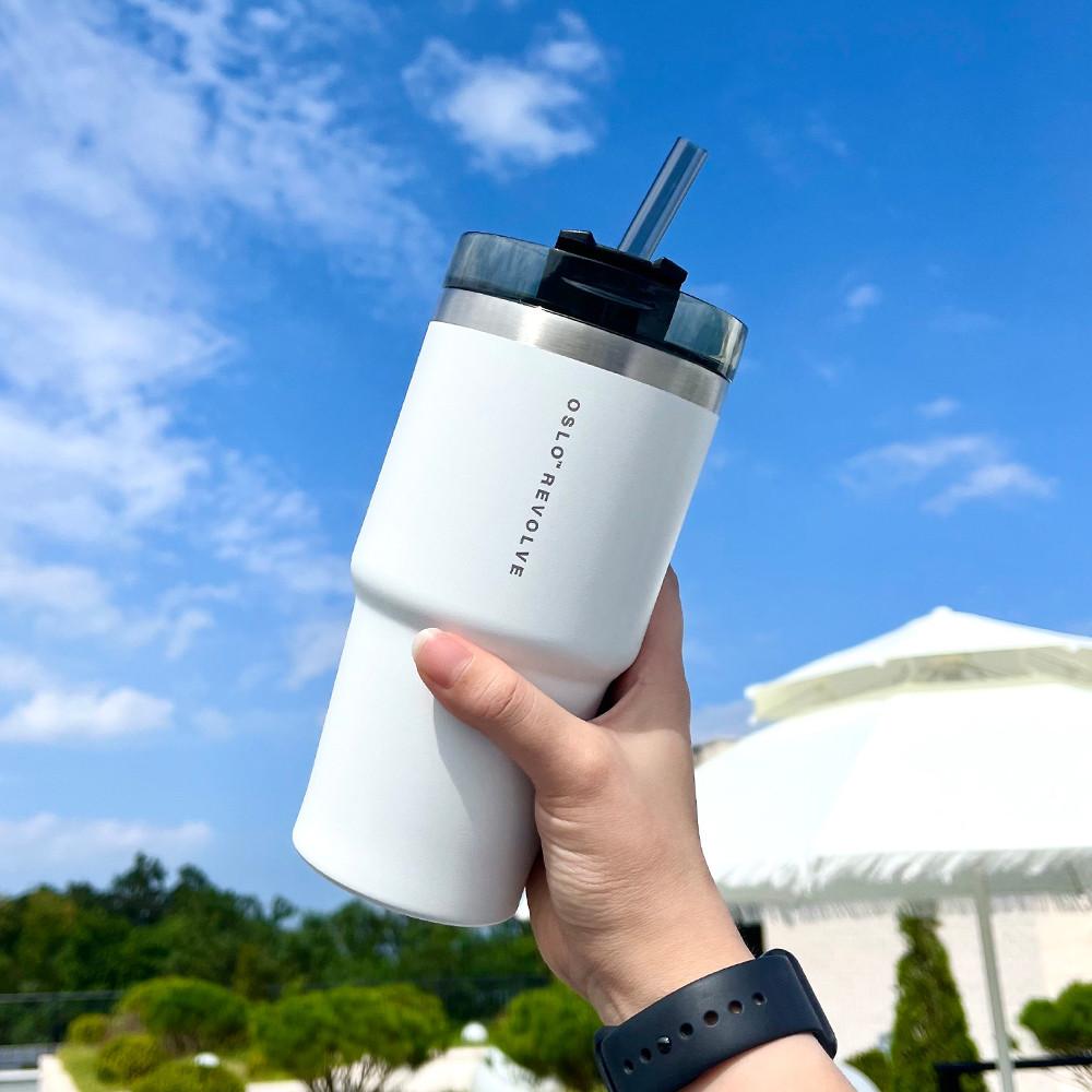 오슬로 리볼브 600ml 대용량 스텐 텀블러 보냉컵