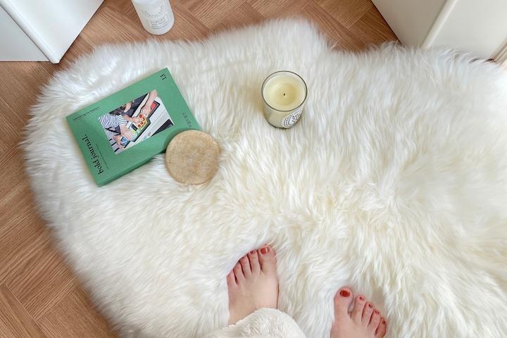 천연 양털 러그 카페트 6color 4size