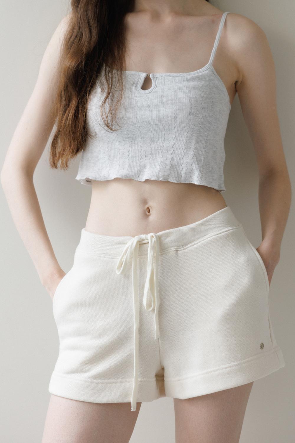 Minimal shorts_Cream