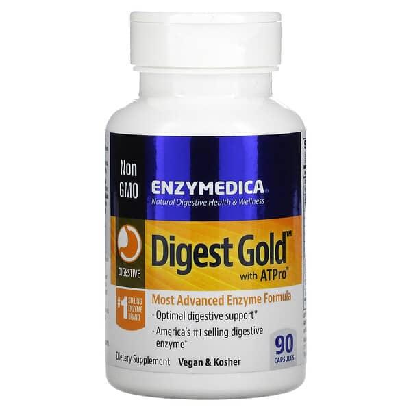 Enzymedica (엔자이메디카), Digest Gold, ATPro 함유, 캡슐 90정