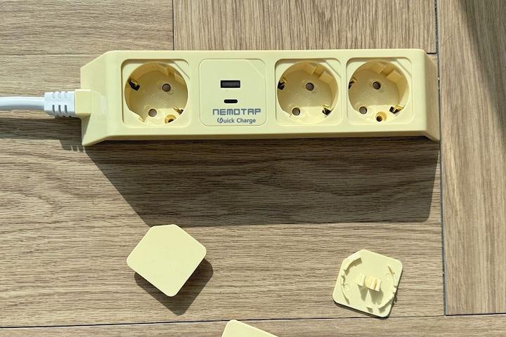 일반3구 파스텔 컬러 고속충전 C타입 USB 멀티탭