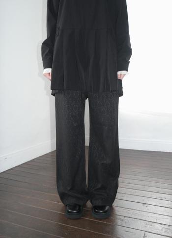 에프터먼데이 puzz jacquard pants (2c)