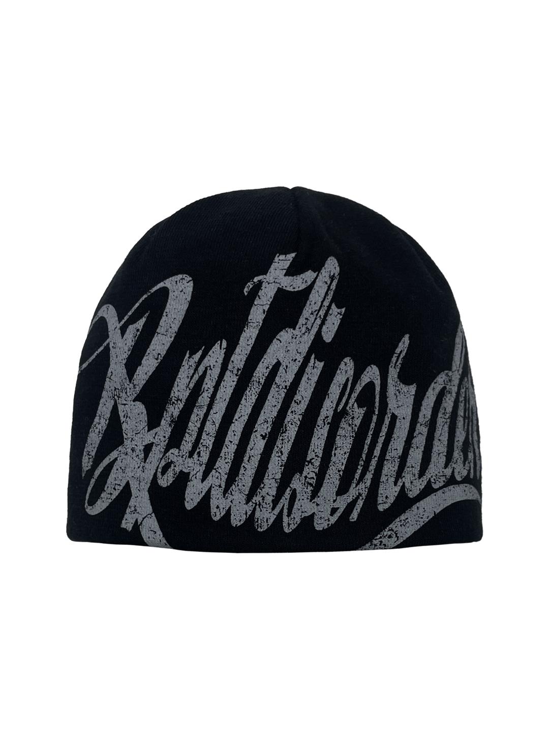 BPT CURSIVE BEANIE BLACK