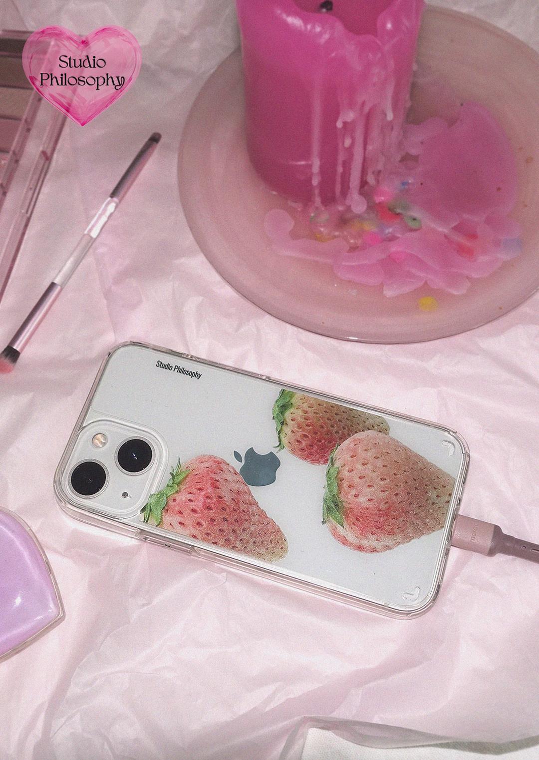 (❋StuPhy) PINK STRAWBERRY 케이스 ver.1
