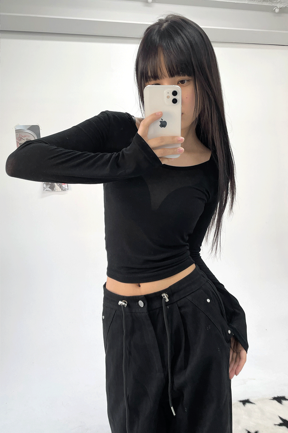 아쿠비클럽 sling layered tee (4colors)