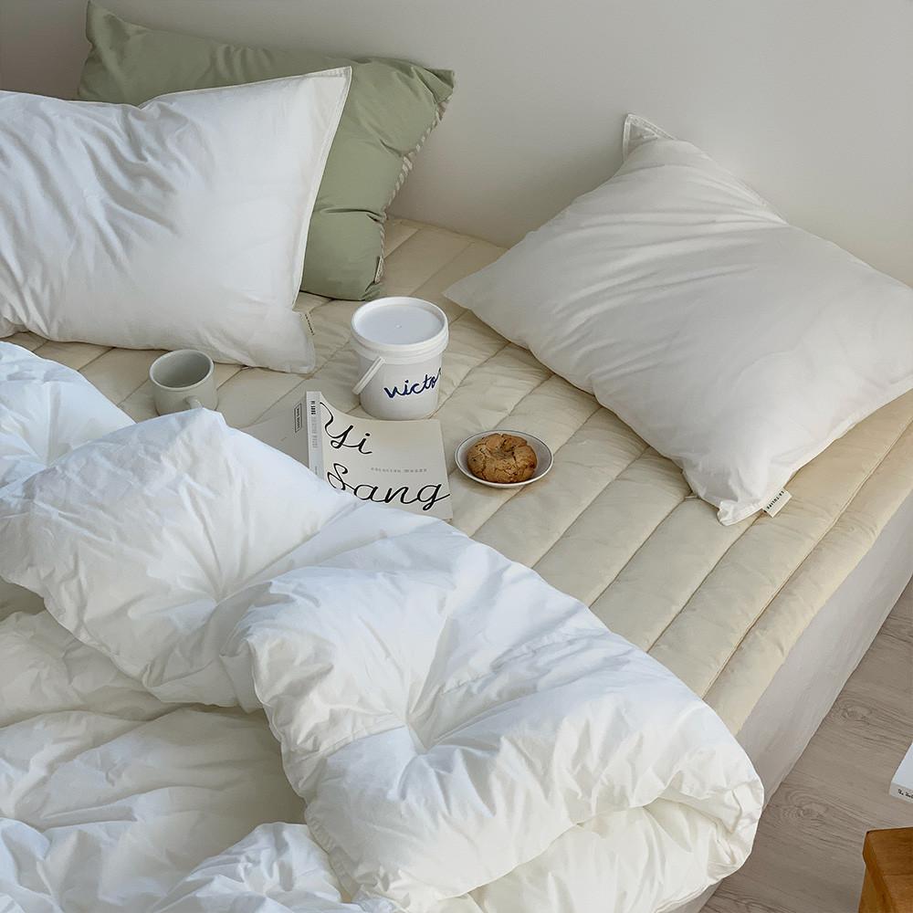 [라튤립] 바닐라 먼지없는 체온조절 알러지케어 간절기 가을 차렵이불세트 순면 사계절 침구 이불 브랜드