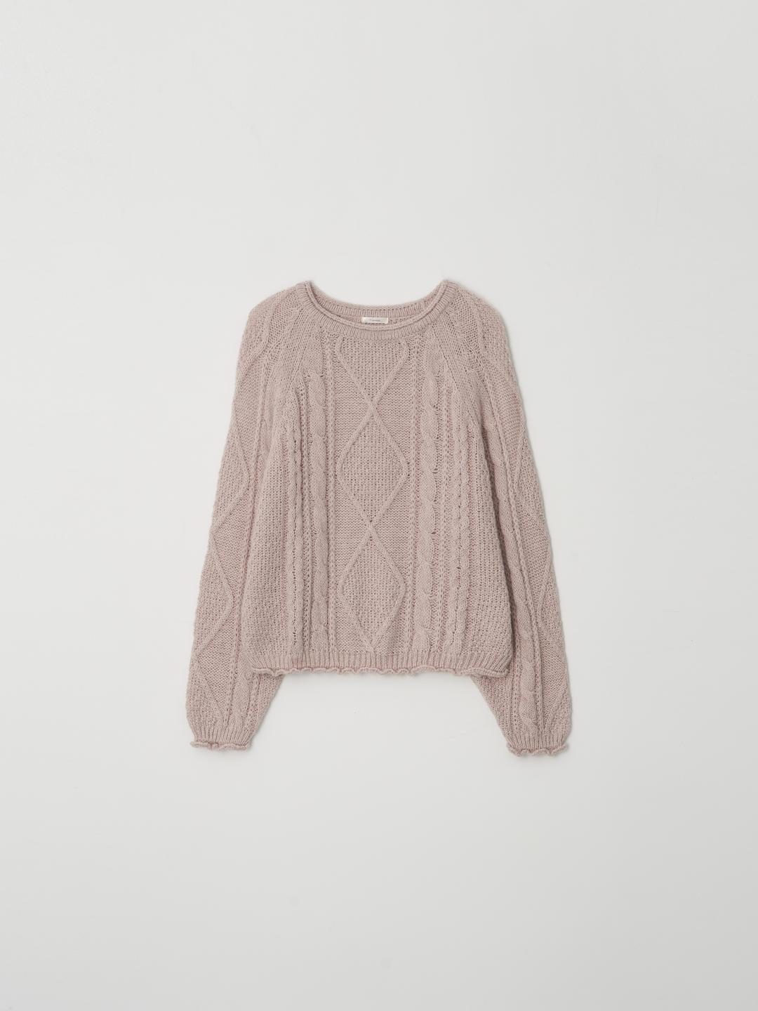 제니오 테디 케이블 니트