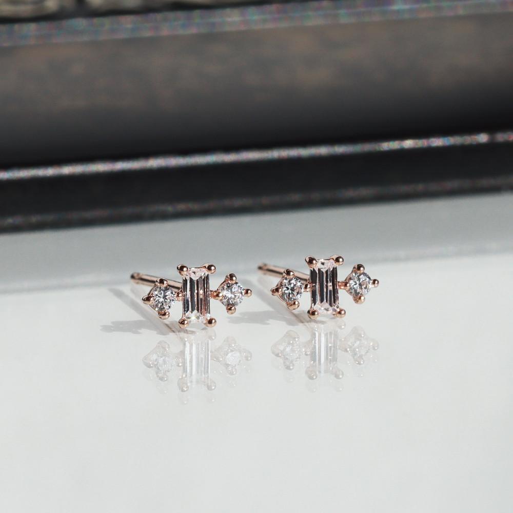 핸섬제이 14K 트윙클 럼버스 귀걸이