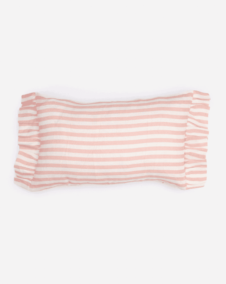 Amuse La Bouche - Blush Candy Stripe Rectangle Cushion Cover